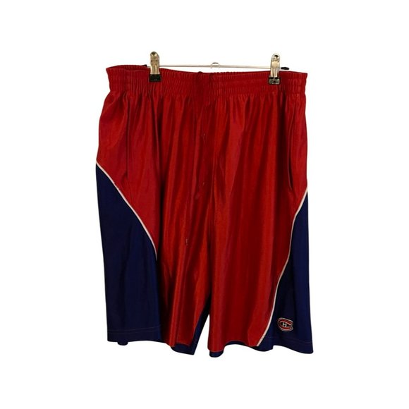 Vintage Montreal NHL Dazzle Shorts - L/XL Size Tag - Picture 1 of 3